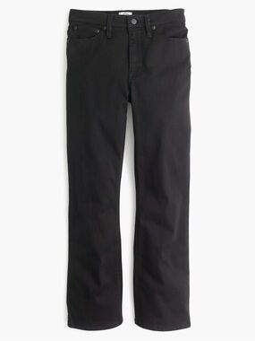 Black Boot Crop Jeans Billie demi-boot crop jean in black J. Crew EUC Denim